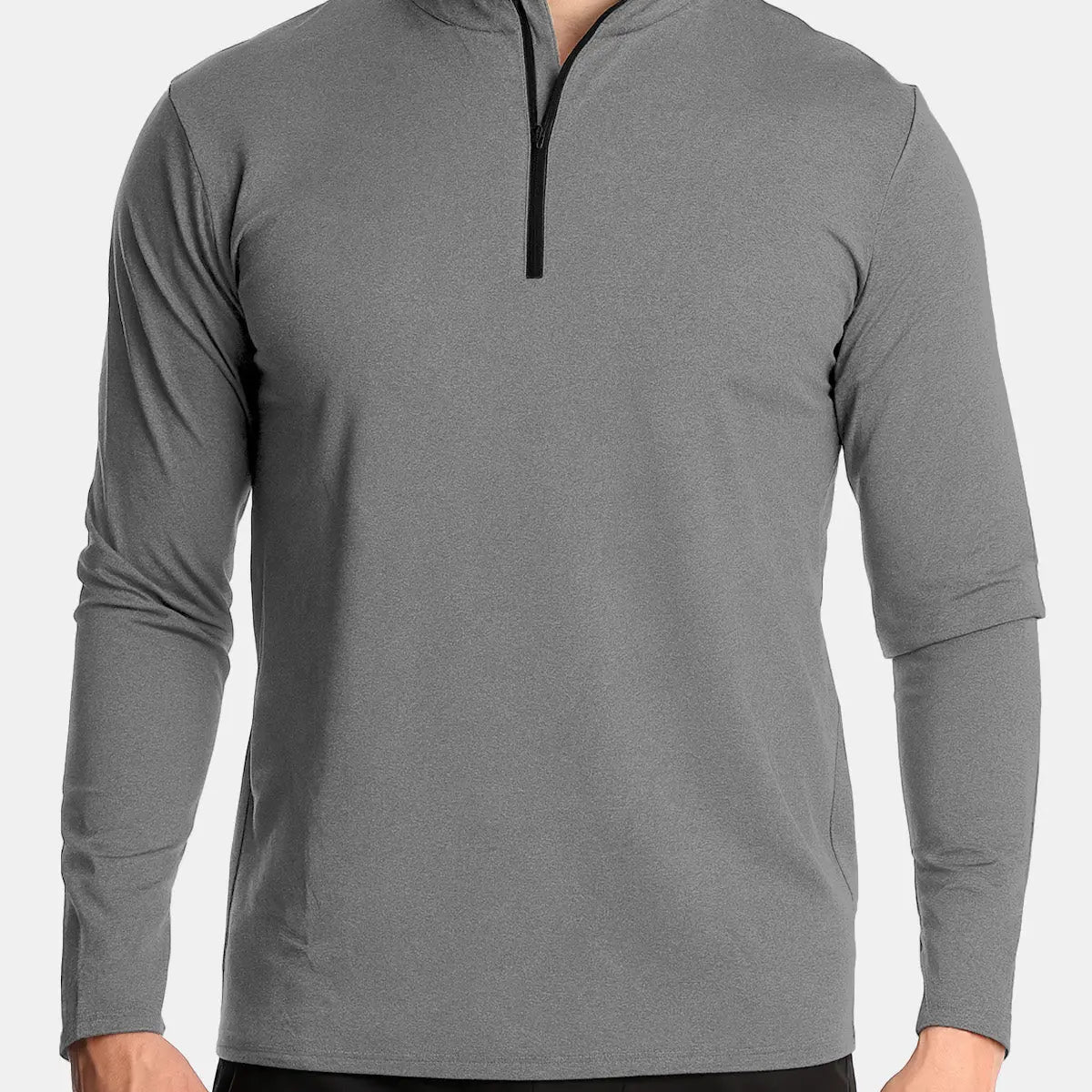 Men's Slim Fit Half-Zip Performance Long Sleeve Shirt Eleven Oasis