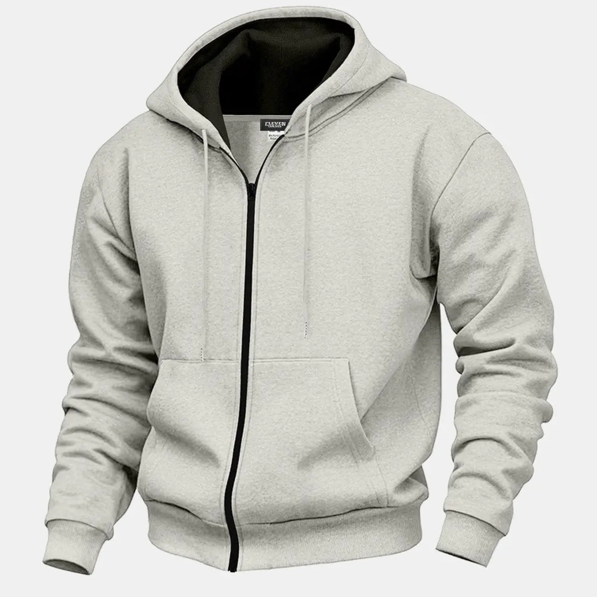 Men's Classic Everyday Zip-Up Hoodie ElevenOasis