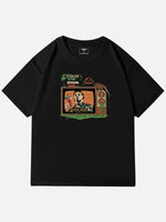 Creepshow Inn Retro Horror Graphic Cotton T-Shirt Eleven Oasis