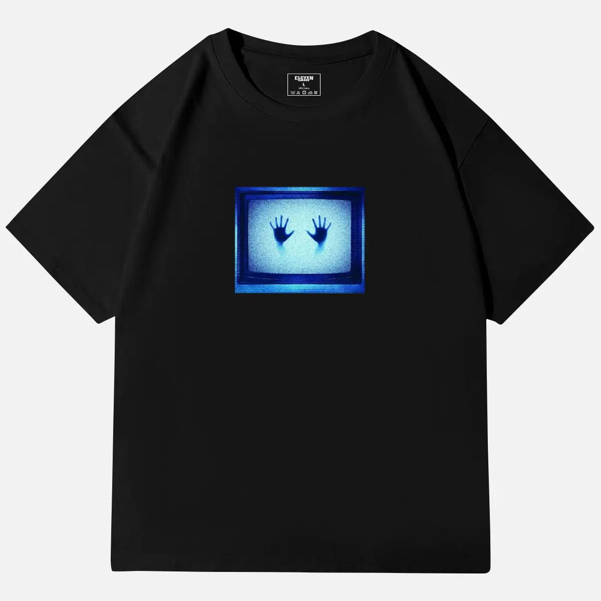 Poltergeist Hands in TV Cotton T-shirt Eleven Oasis