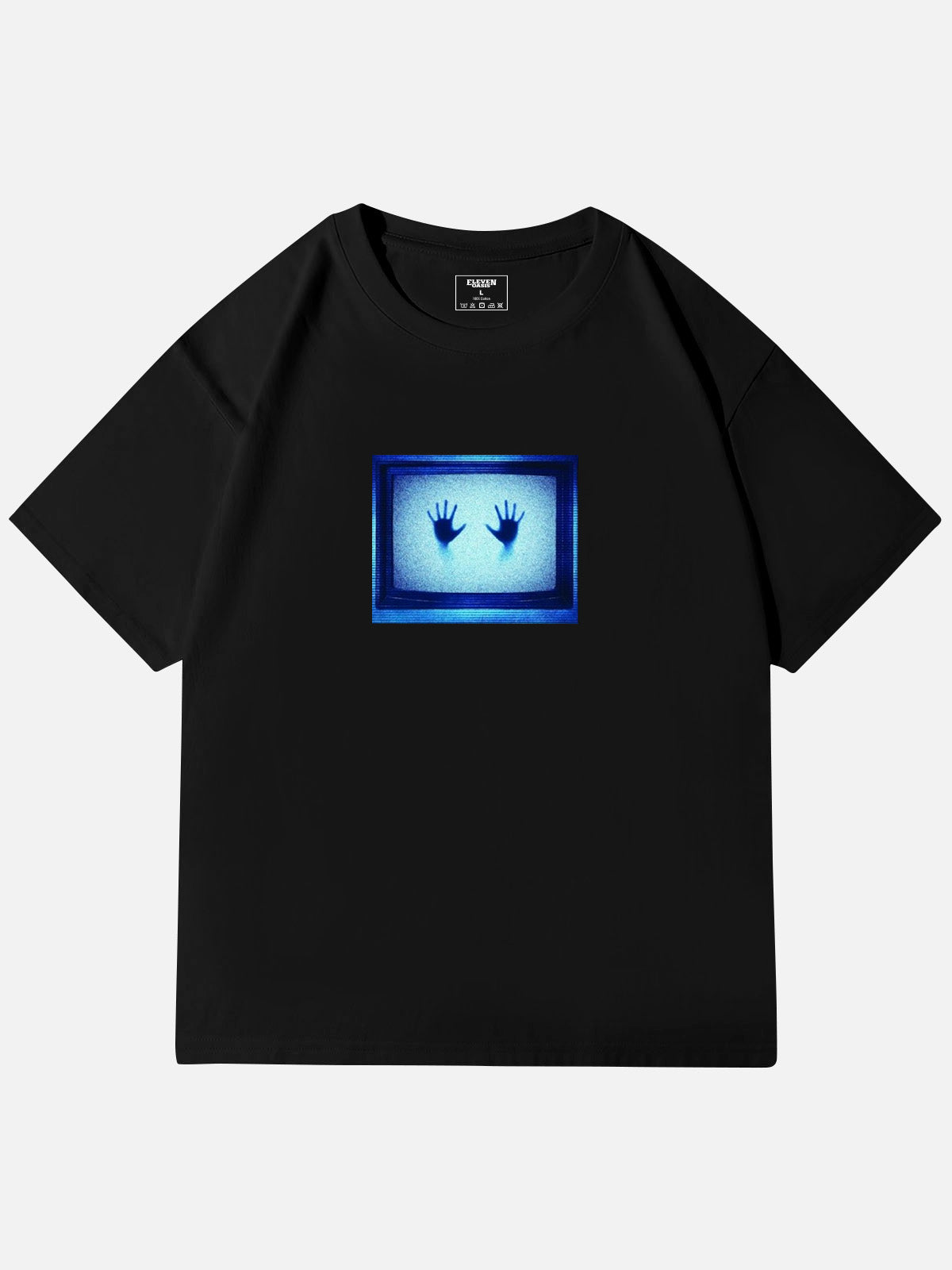 Poltergeist Hands in TV Cotton T-shirt Eleven Oasis