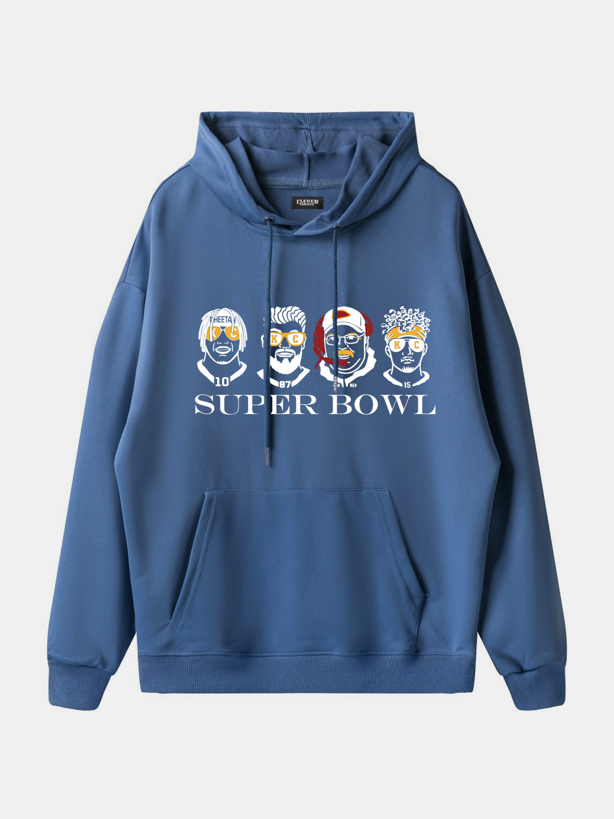 Kansas City Football Player Graphic Hoodie Eleven Oasis
