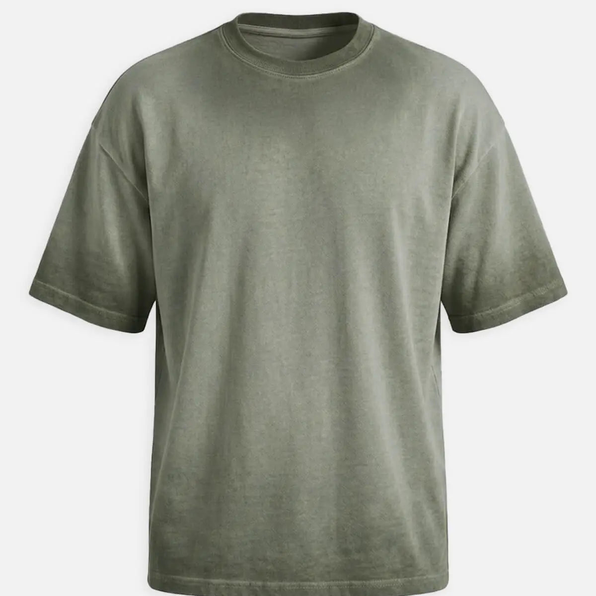 Men's Washed Gradient Crew Neck T-Shirt Eleven Oasis