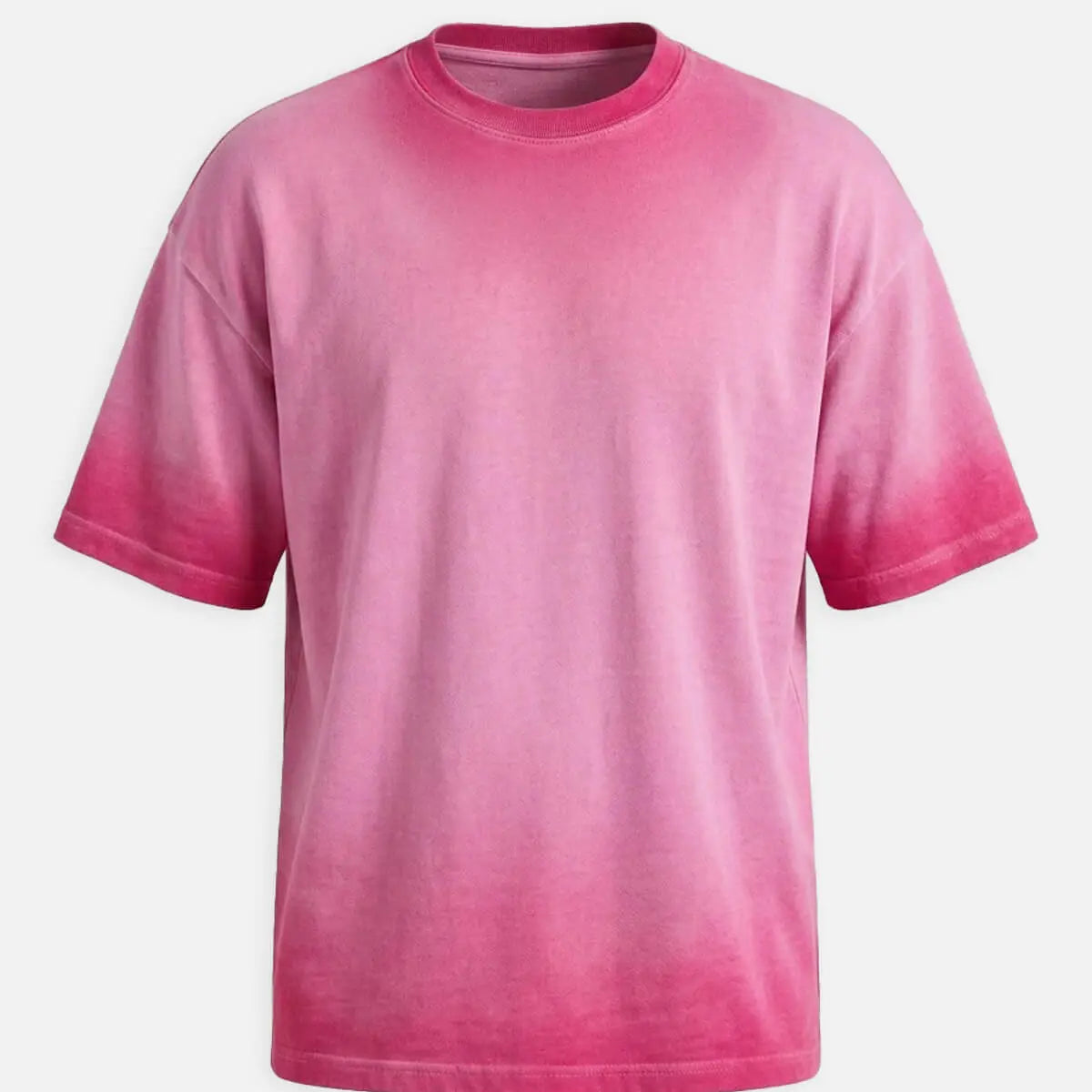 Men's Washed Gradient Crew Neck T-Shirt ElevenOasis