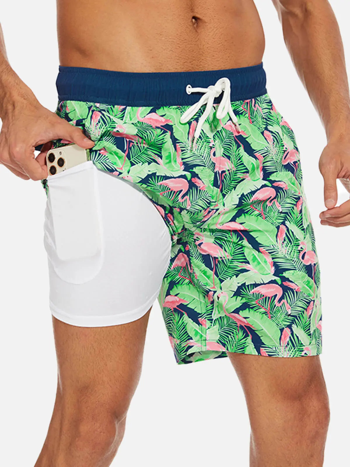 Men's Vacation Novely Swim Trunks Eleven Oasis