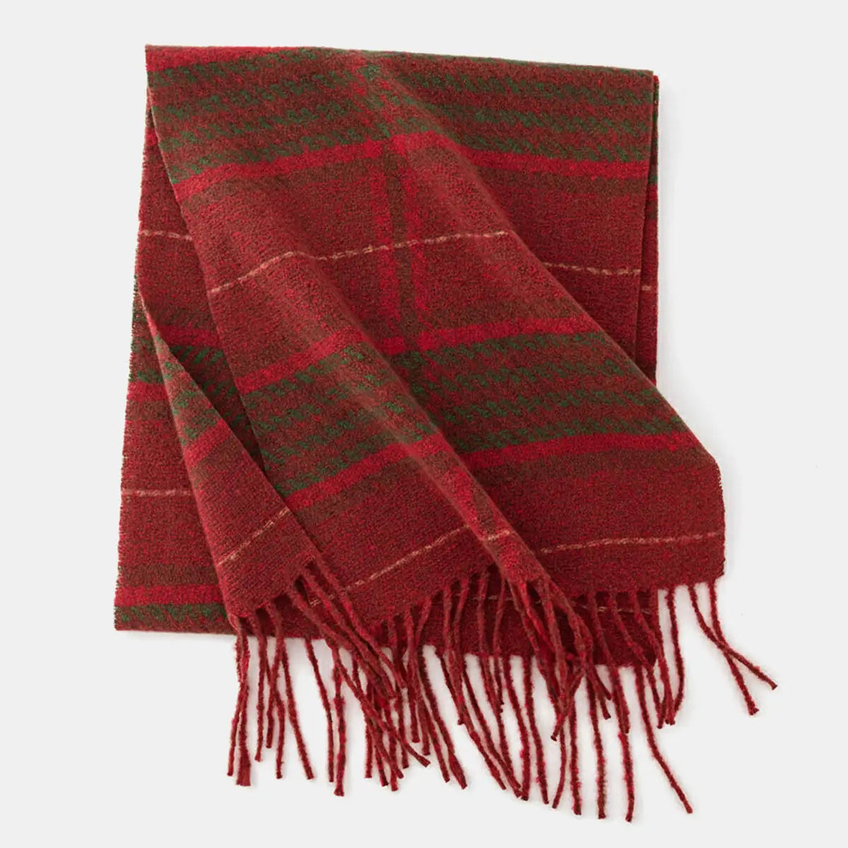 Ultra Soft Plaid Winter Scarf ElevenOasis