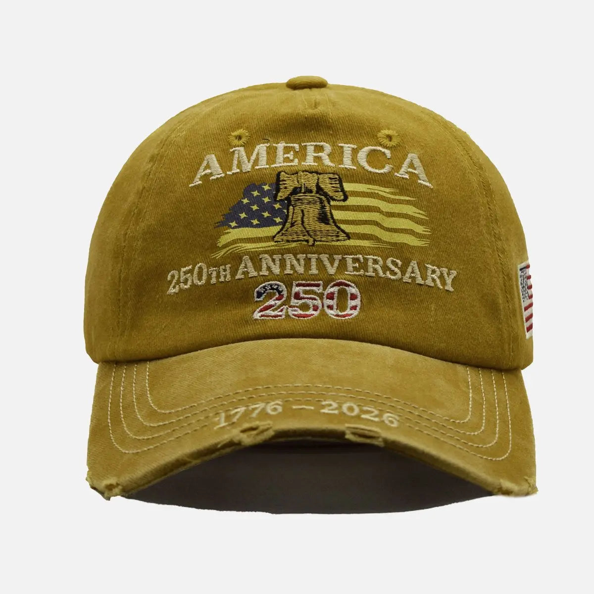 America 250th Anniversary Embroidered Baseball Cap ElevenOasis