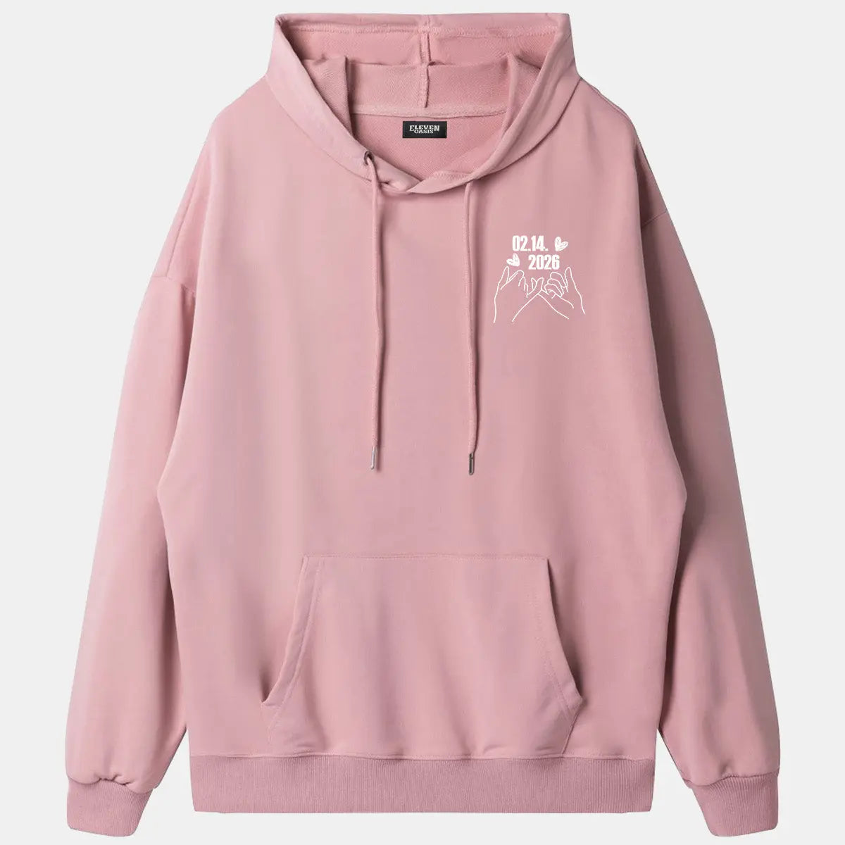 Custom Date Memory Hoodie Eleven Oasis