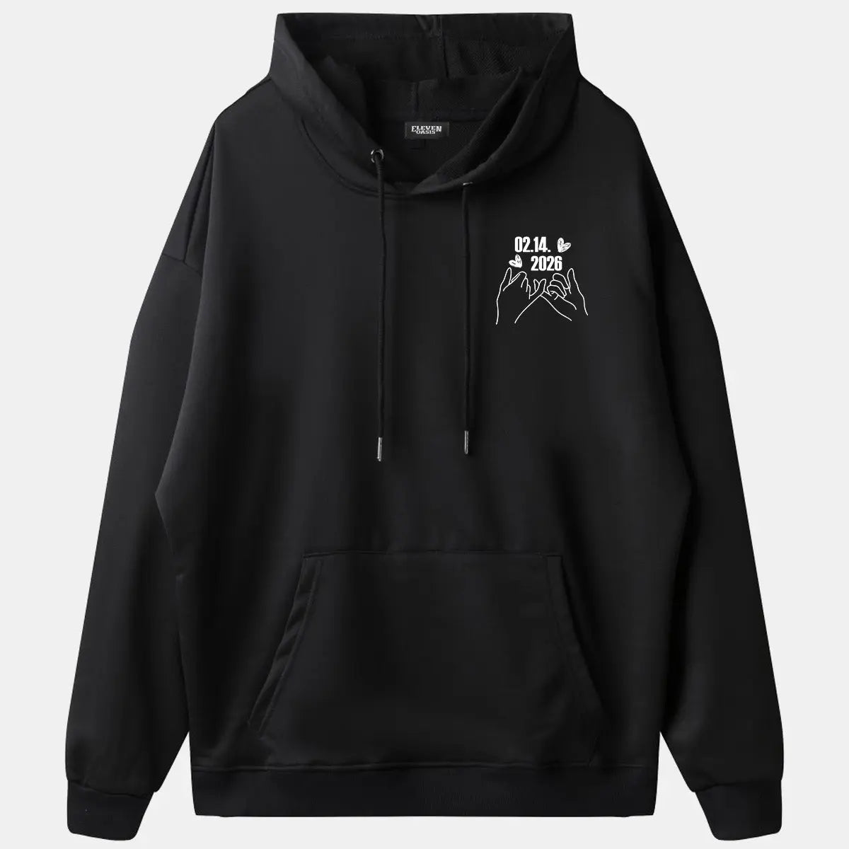 Custom Date Memory Hoodie Eleven Oasis