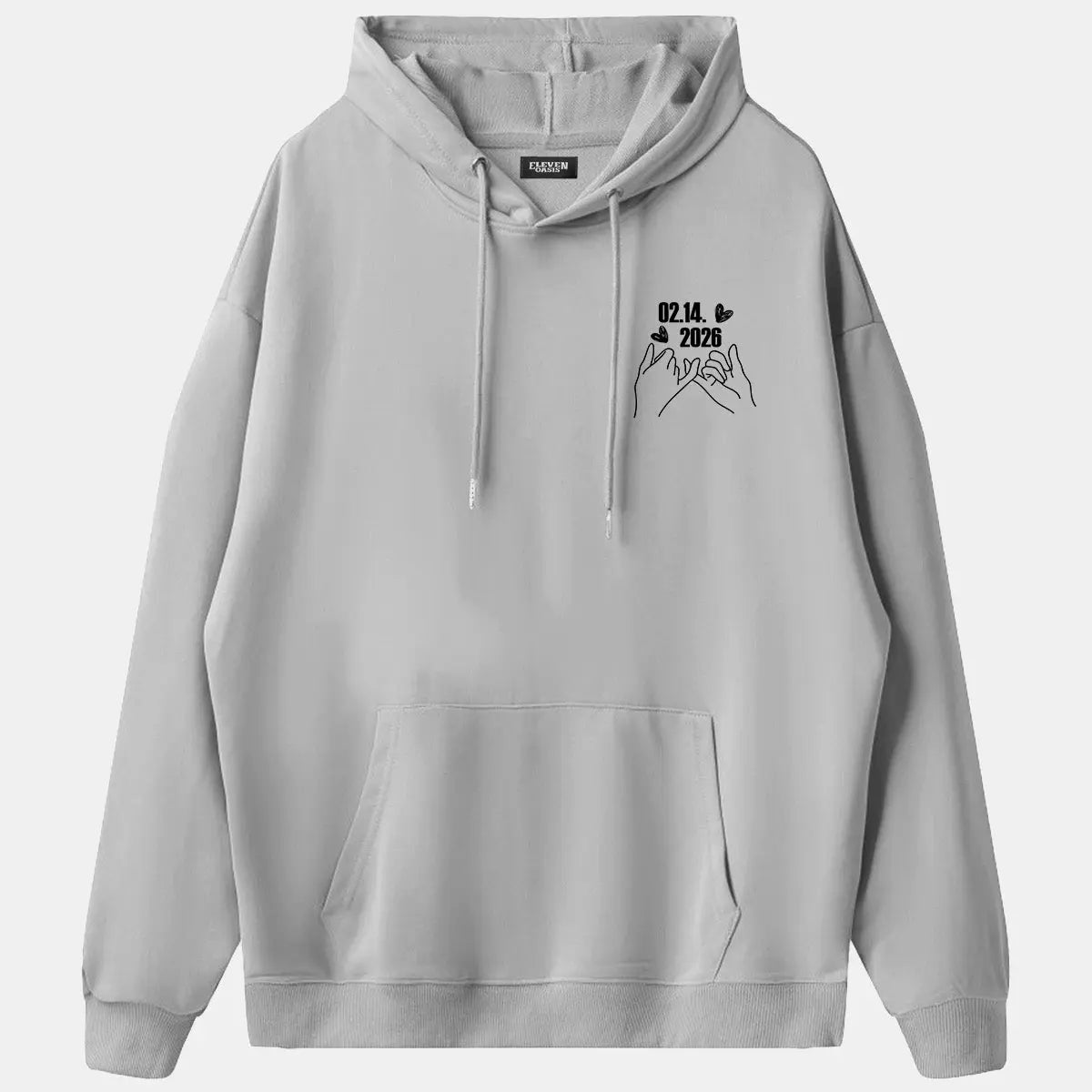 Custom Date Memory Hoodie Eleven Oasis
