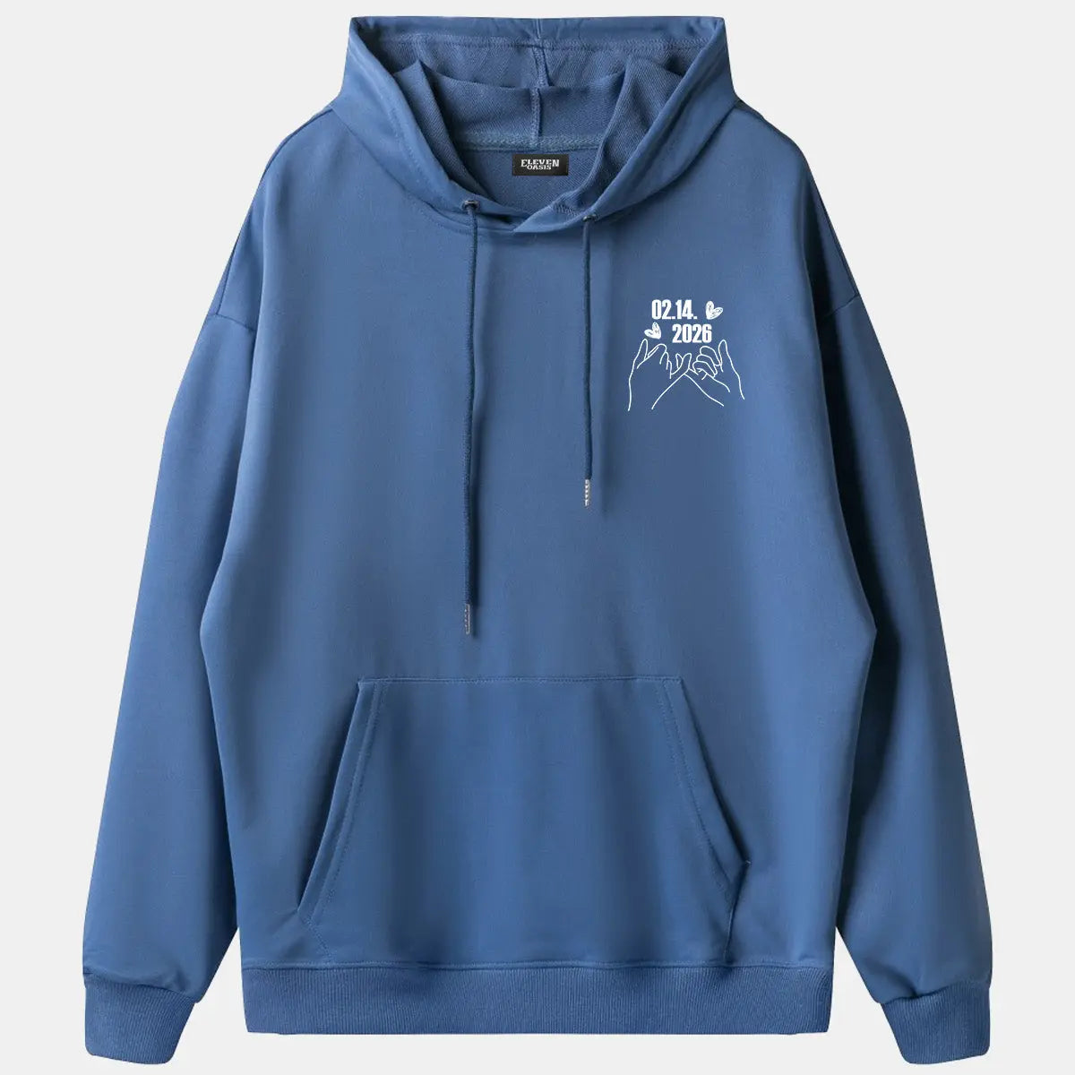 Custom Date Memory Hoodie Eleven Oasis