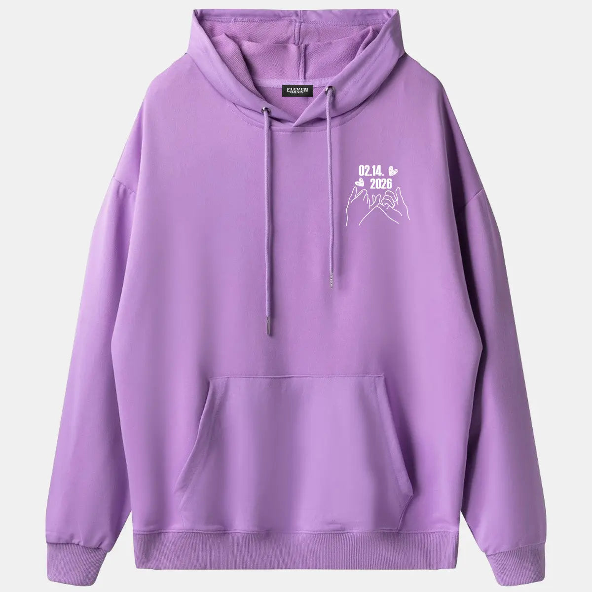 Custom Date Memory Hoodie Eleven Oasis