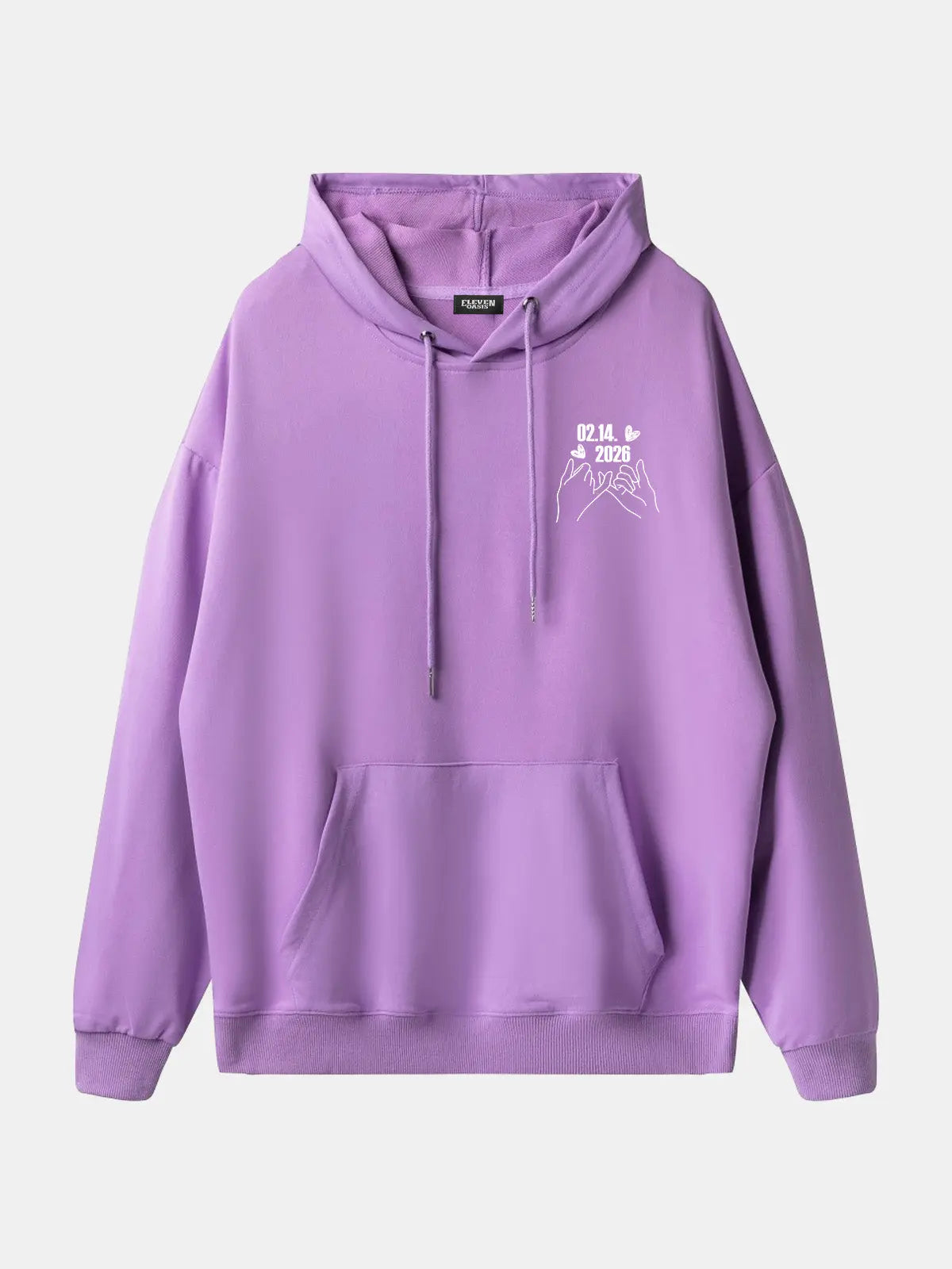 Custom Date Memory Hoodie Eleven Oasis