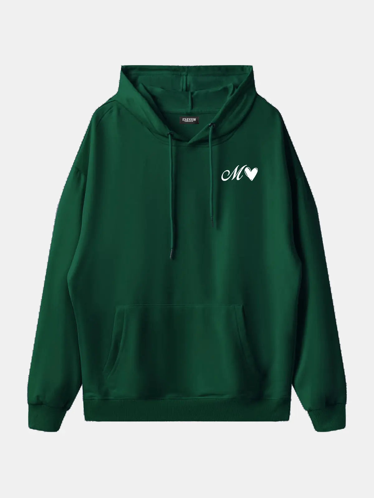 Custom Letter Love Hoodie Eleven Oasis