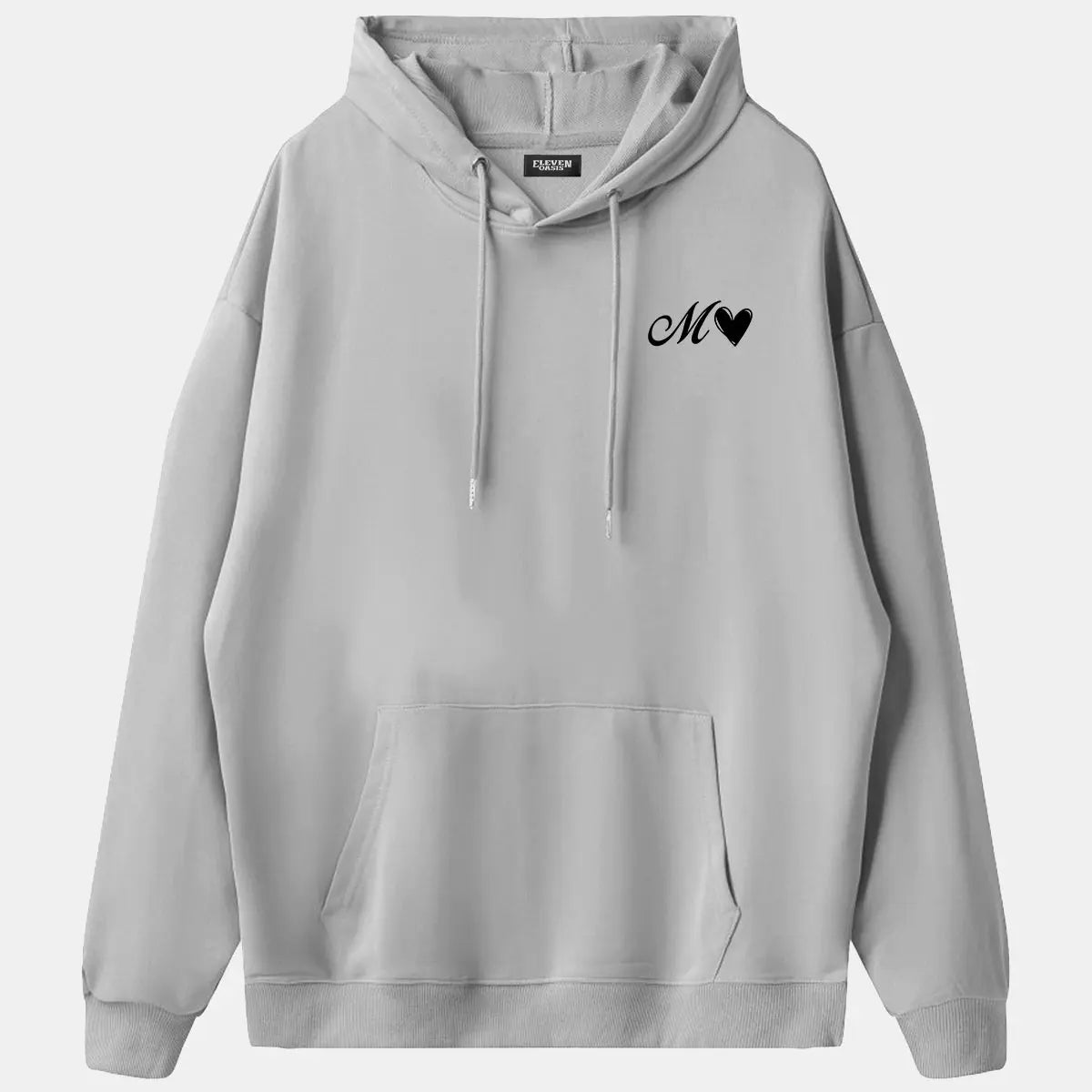 Custom Letter Love Hoodie Eleven Oasis