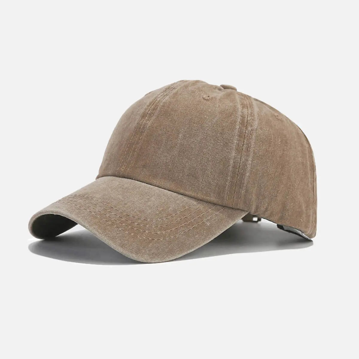 Washed Cotton Adjustable Baseball Cap ElevenOasis