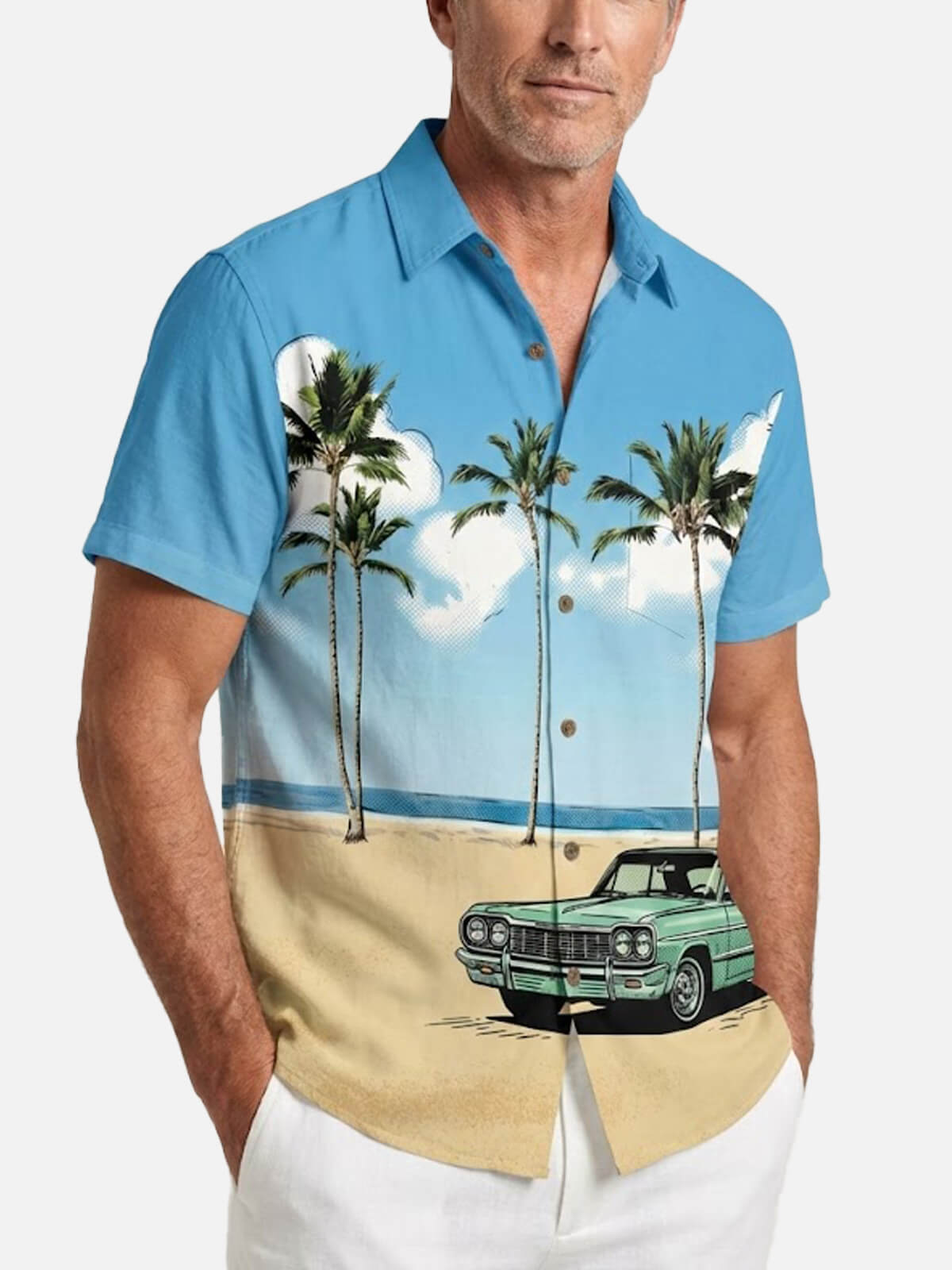 Men's Coastal Cruiser Short Sleeve Shirt Eleven Oasis