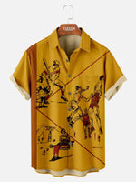 Men's Pee Chee Folder Back Cover Nostalgia Shirt Eleven Oasis