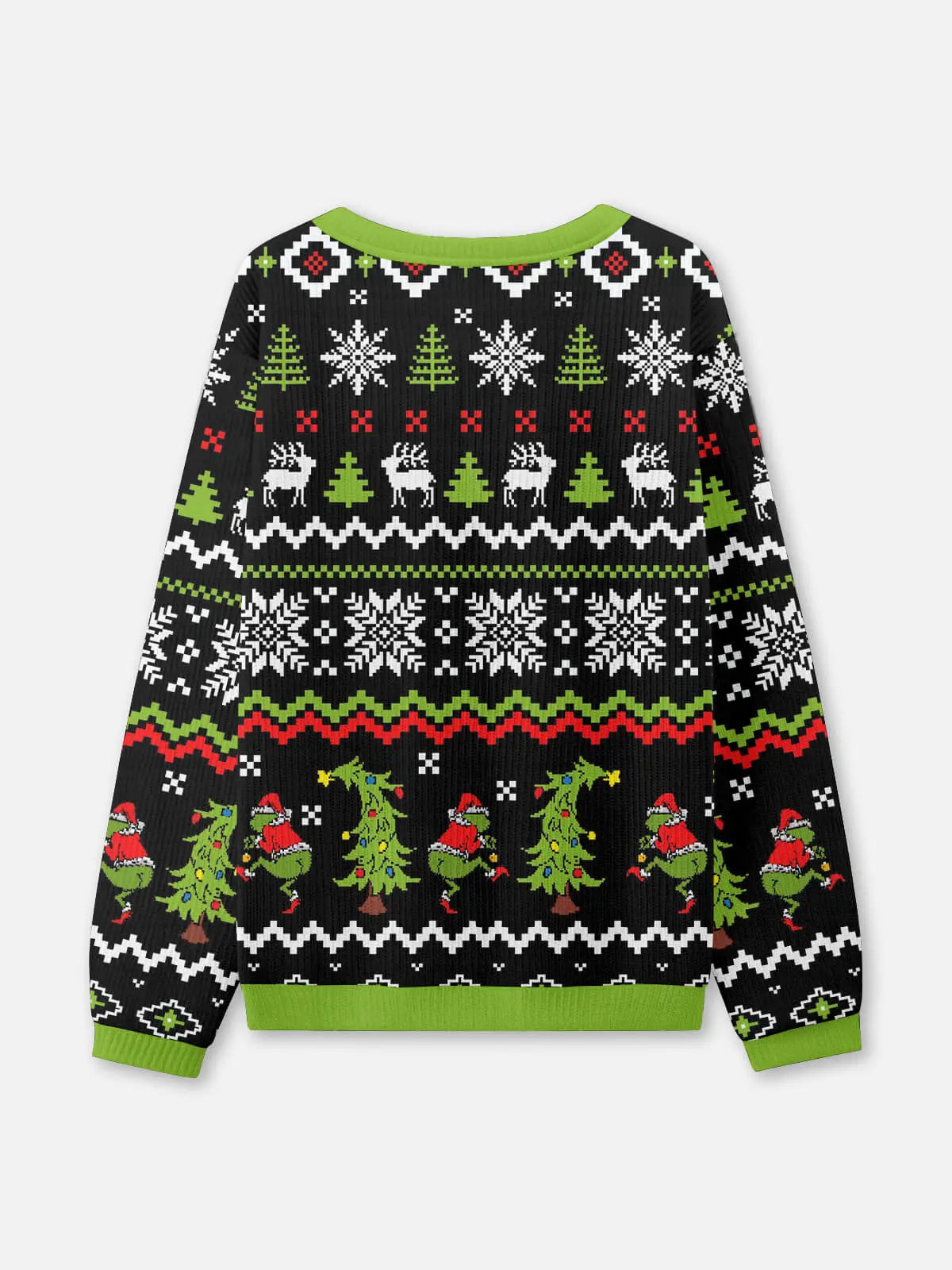 Merry F*ing Christmas Grinch Ugly Christmas Sweatshirt ElevenOasis