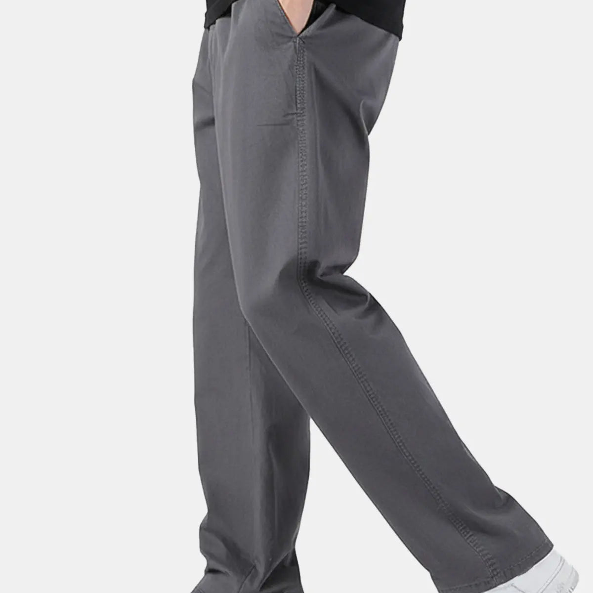 Men's Cotton Elastic Waist Chino Pants ElevenOasis