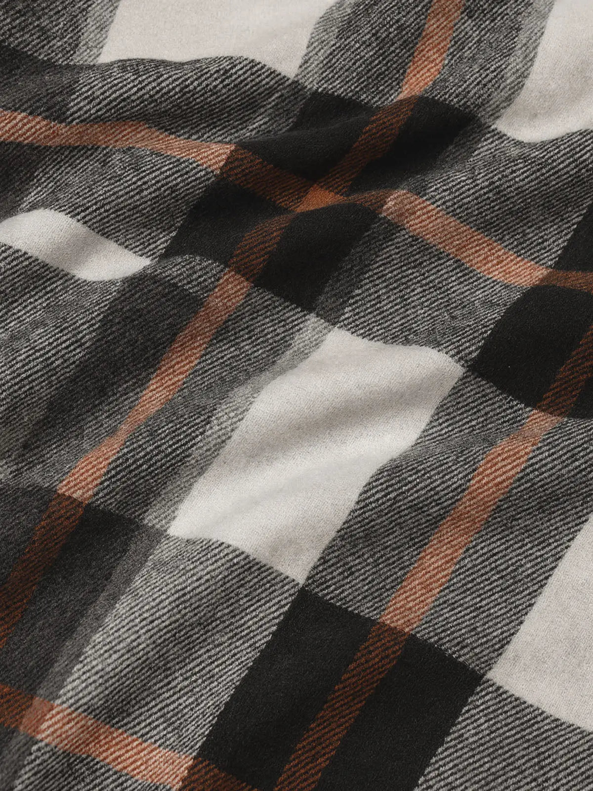Men's Warm Plaid Button-Up Long Sleeve Shirt Jacket ElevenOasis