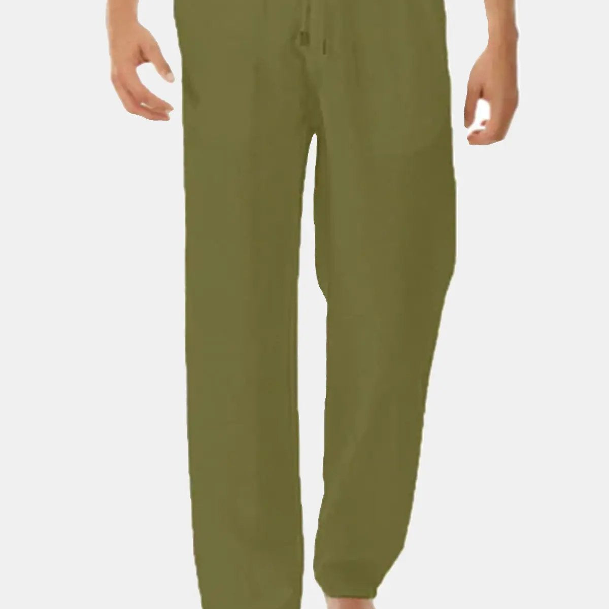 Men's Printed Solid Color Casual Long Pants ElevenOasis