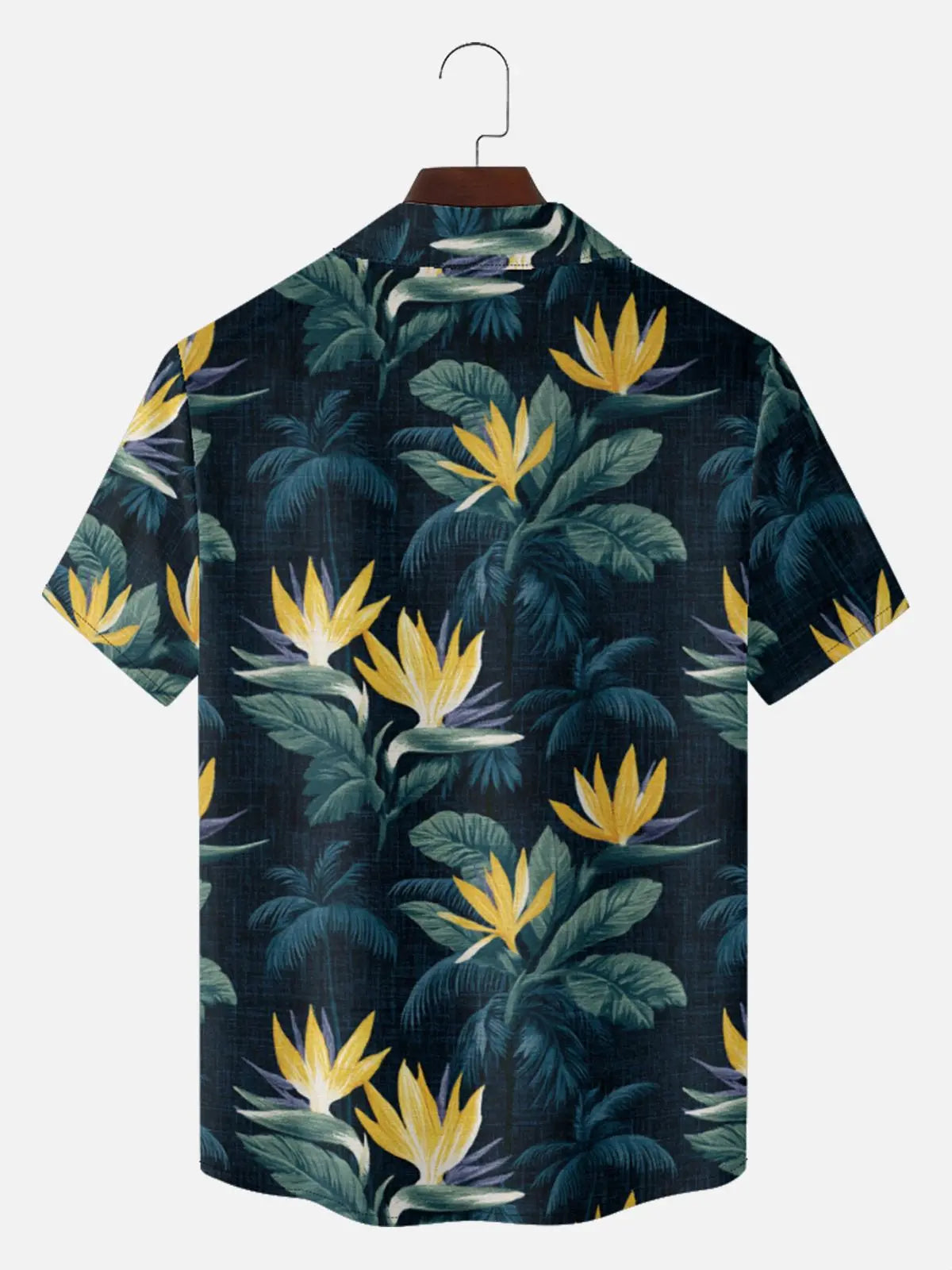 Men's Bird of Paradise Jungle Short Sleeve Shirt ElevenOasis
