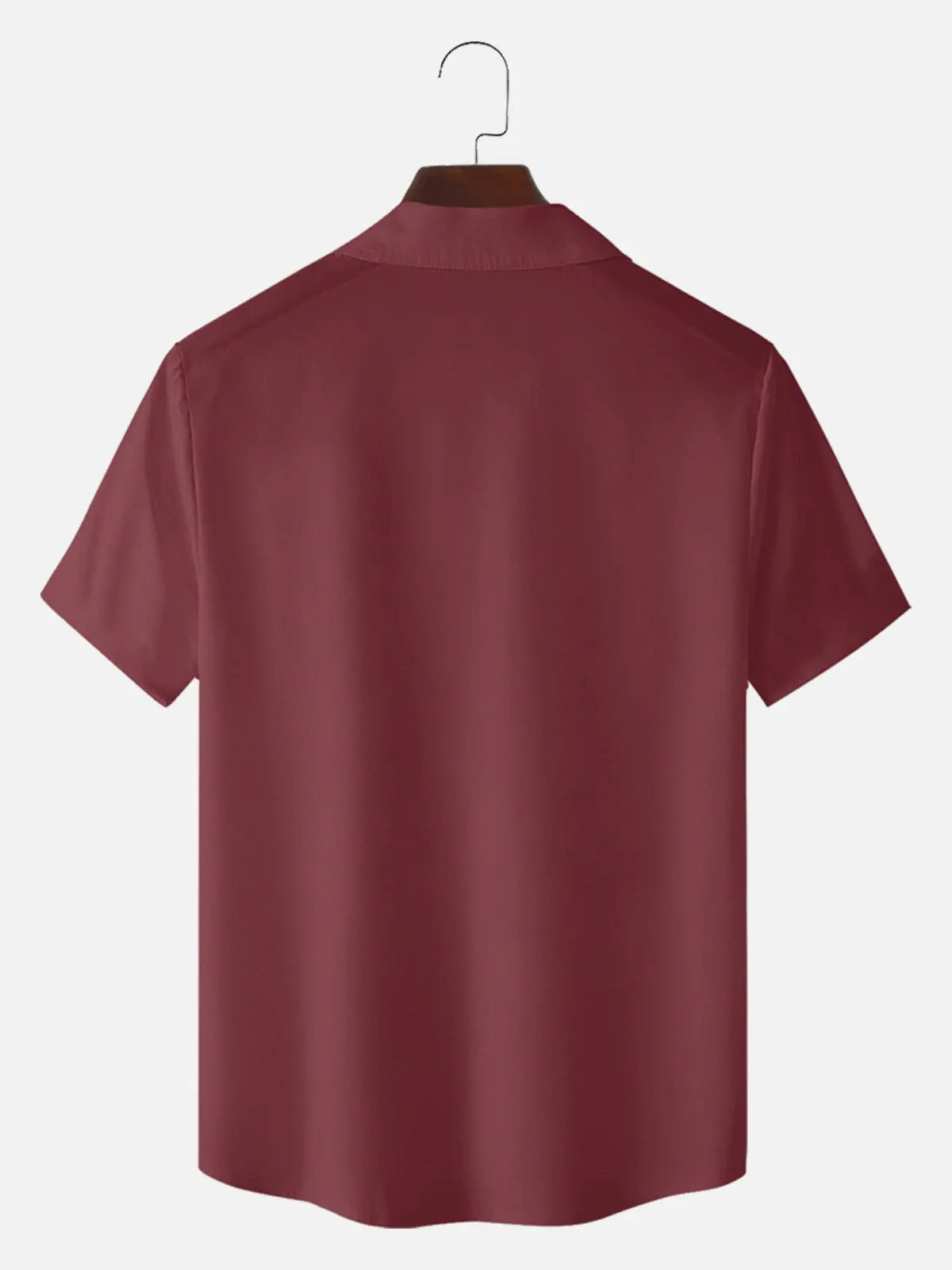 Men's Mid-Century Cocktail Panel Bowling Short Sleeve Shirt ElevenOasis