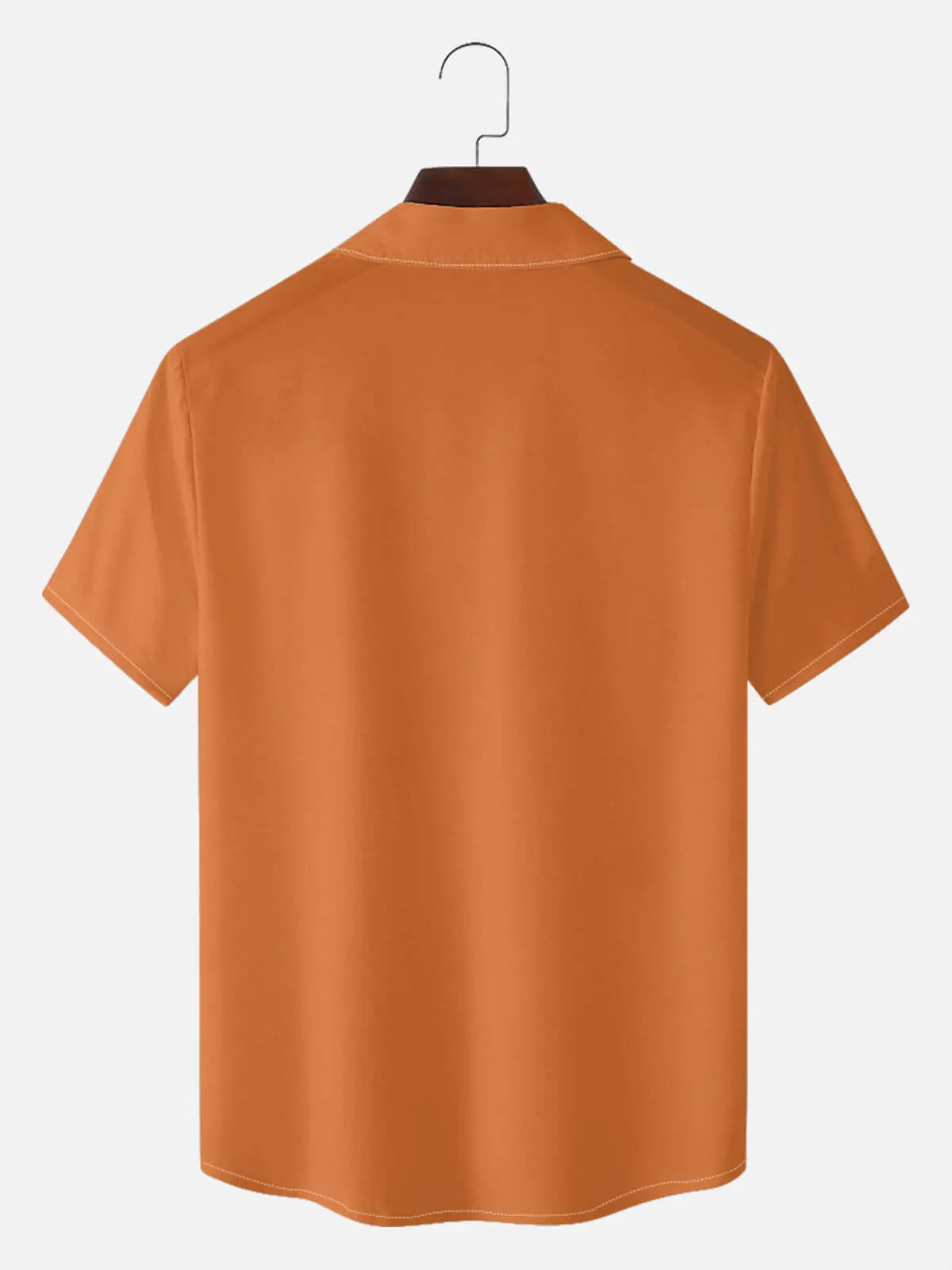 Men's Retro Clean Panel Short Sleeve Shirt ElevenOasis