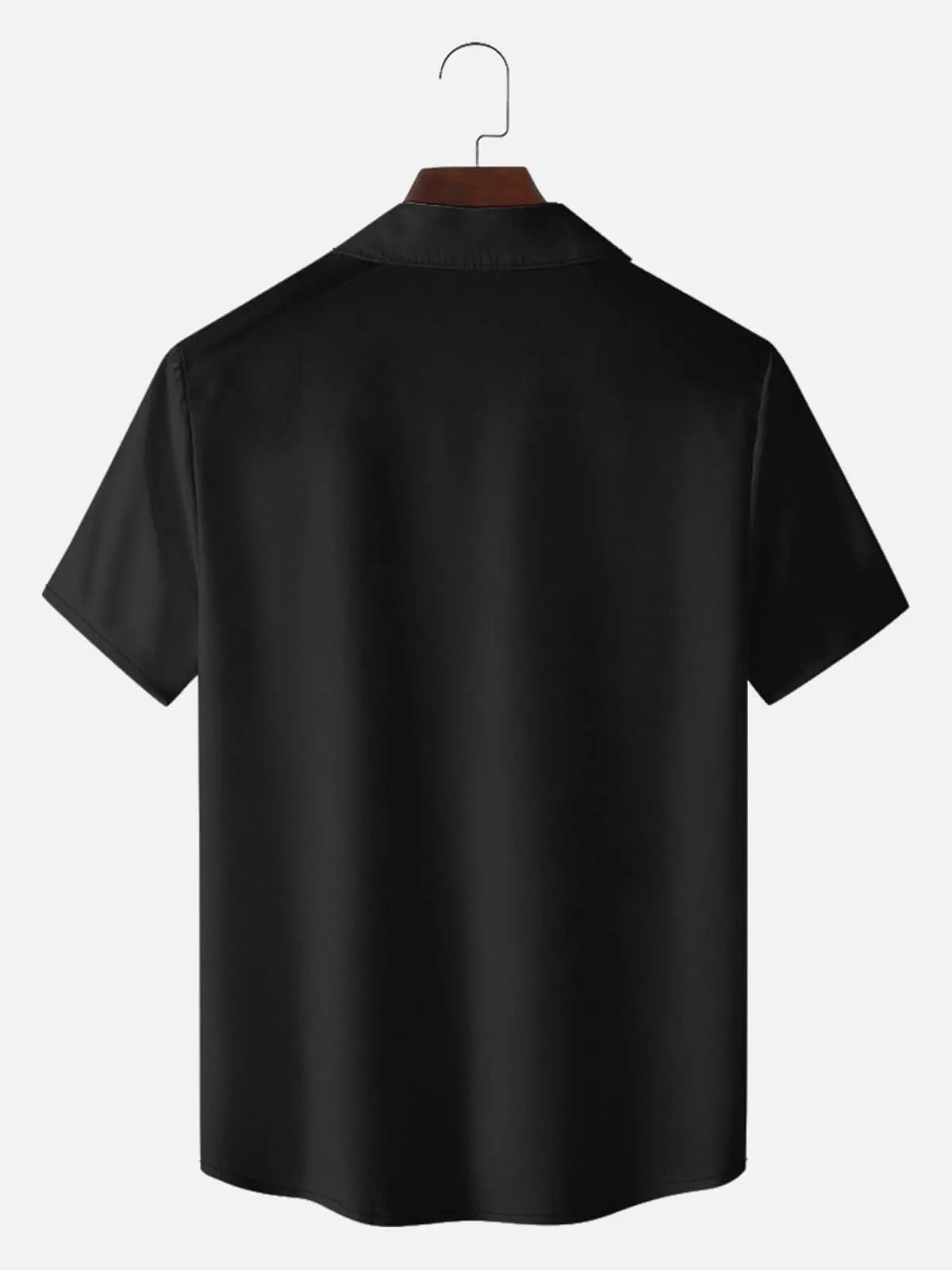 Men's Classic Contrast Panel Short Sleeve Shirt Eleven Oasis