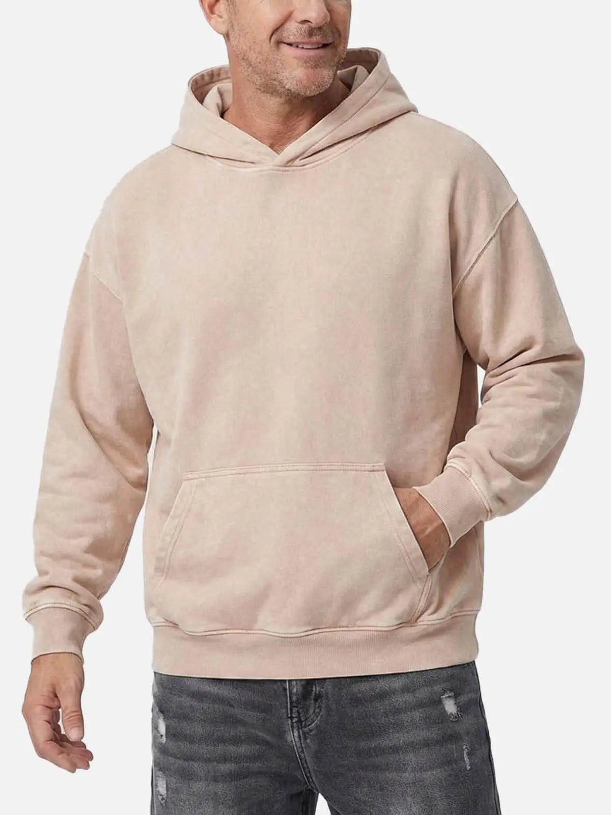 Men's Vintage Washed Cotton Hoodie Eleven Oasis