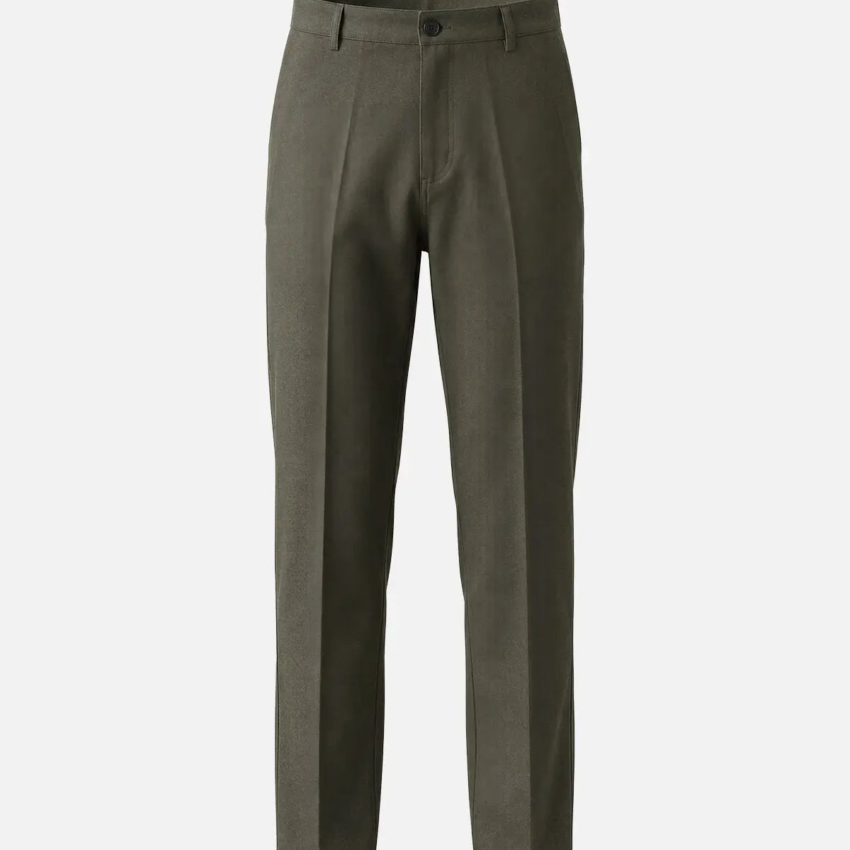 Men's Pleated Straight-Leg Cotton Chino Pants ElevenOasis