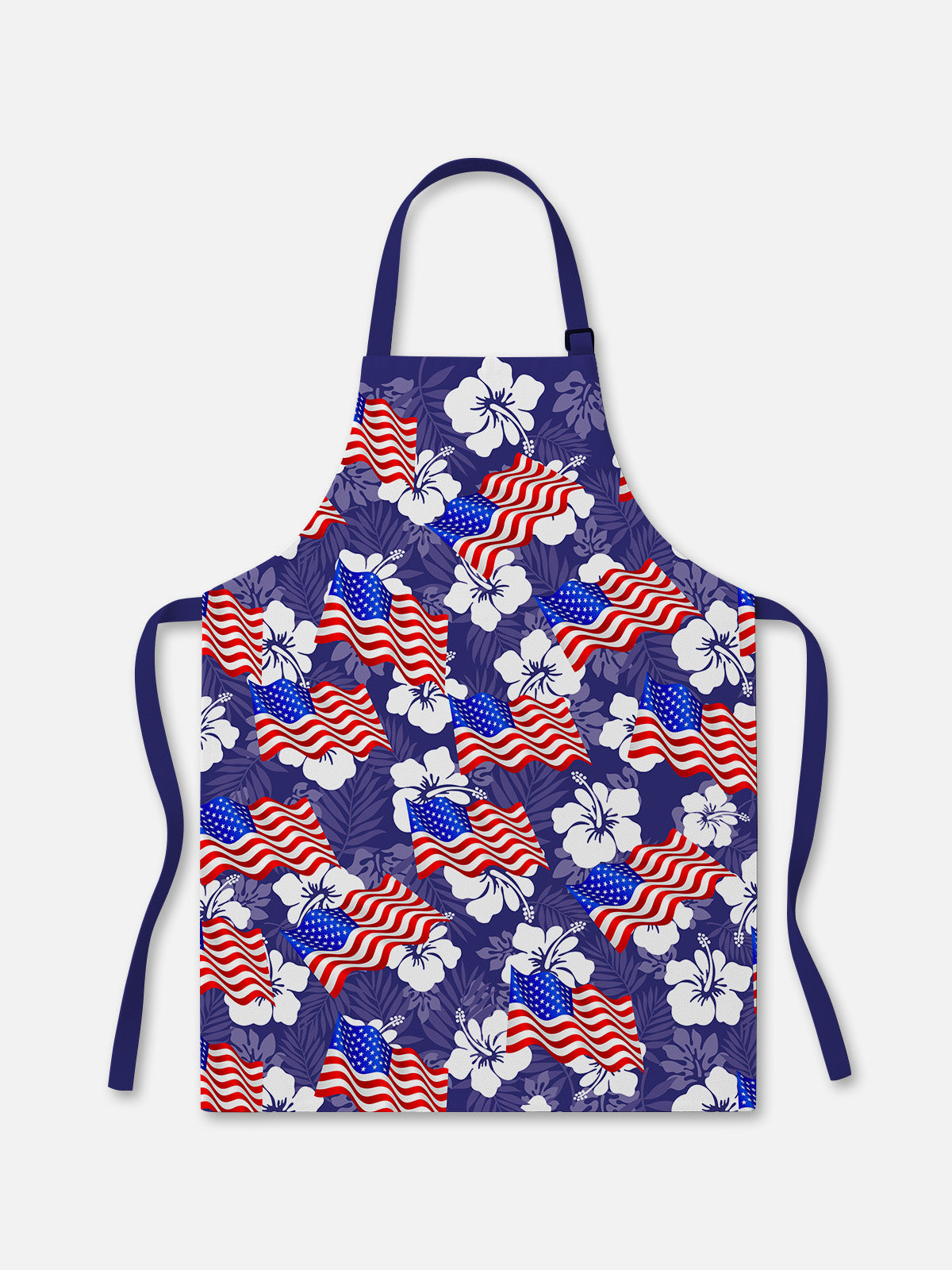 Stars & Hibiscus Kitchen Apron Eleven Oasis