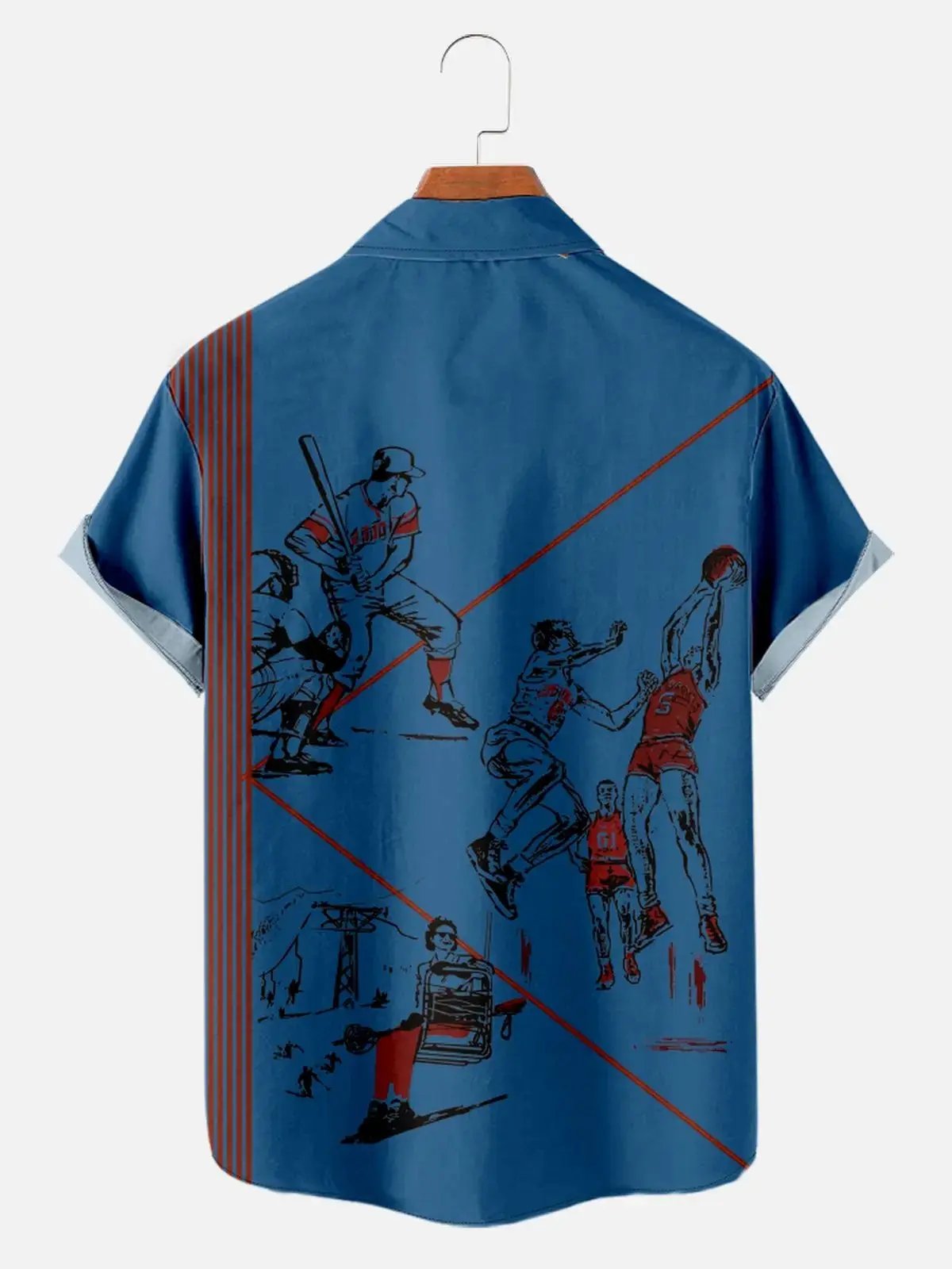 Men's Pee Chee Folder Front and Back Cover Nostalgia Shirt ElevenOasis