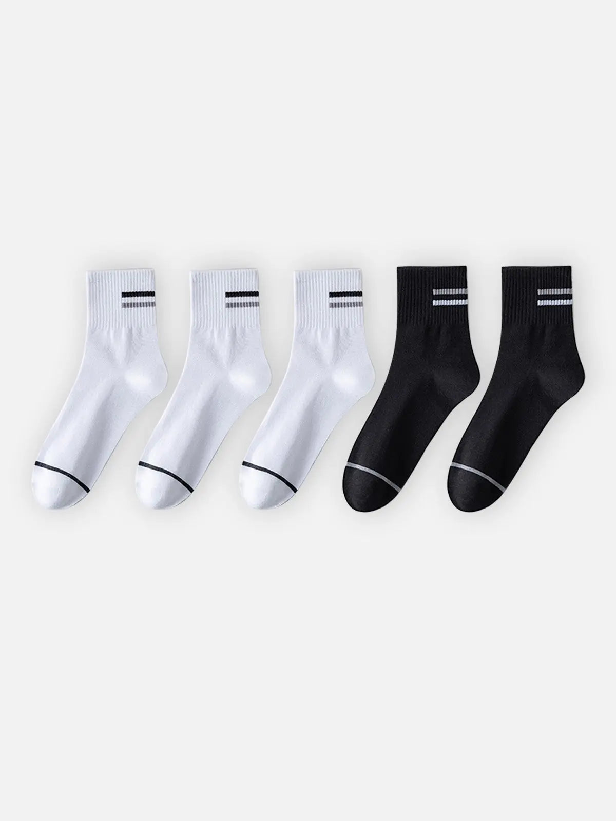 Men's All-Season Crew Socks 5-Pack Eleven Oasis