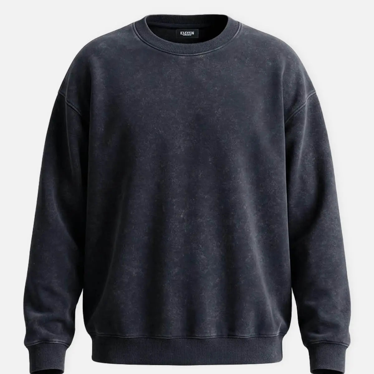 Men's Washed Vintage Crewneck Sweatshirt ElevenOasis