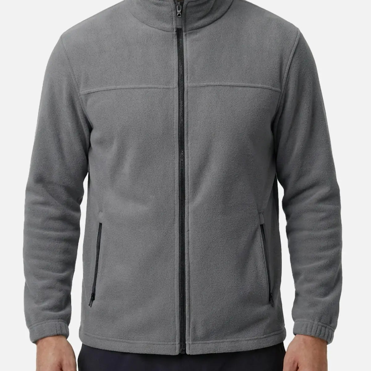 Men's Classic Fleece Zip-Up Jacket ElevenOasis