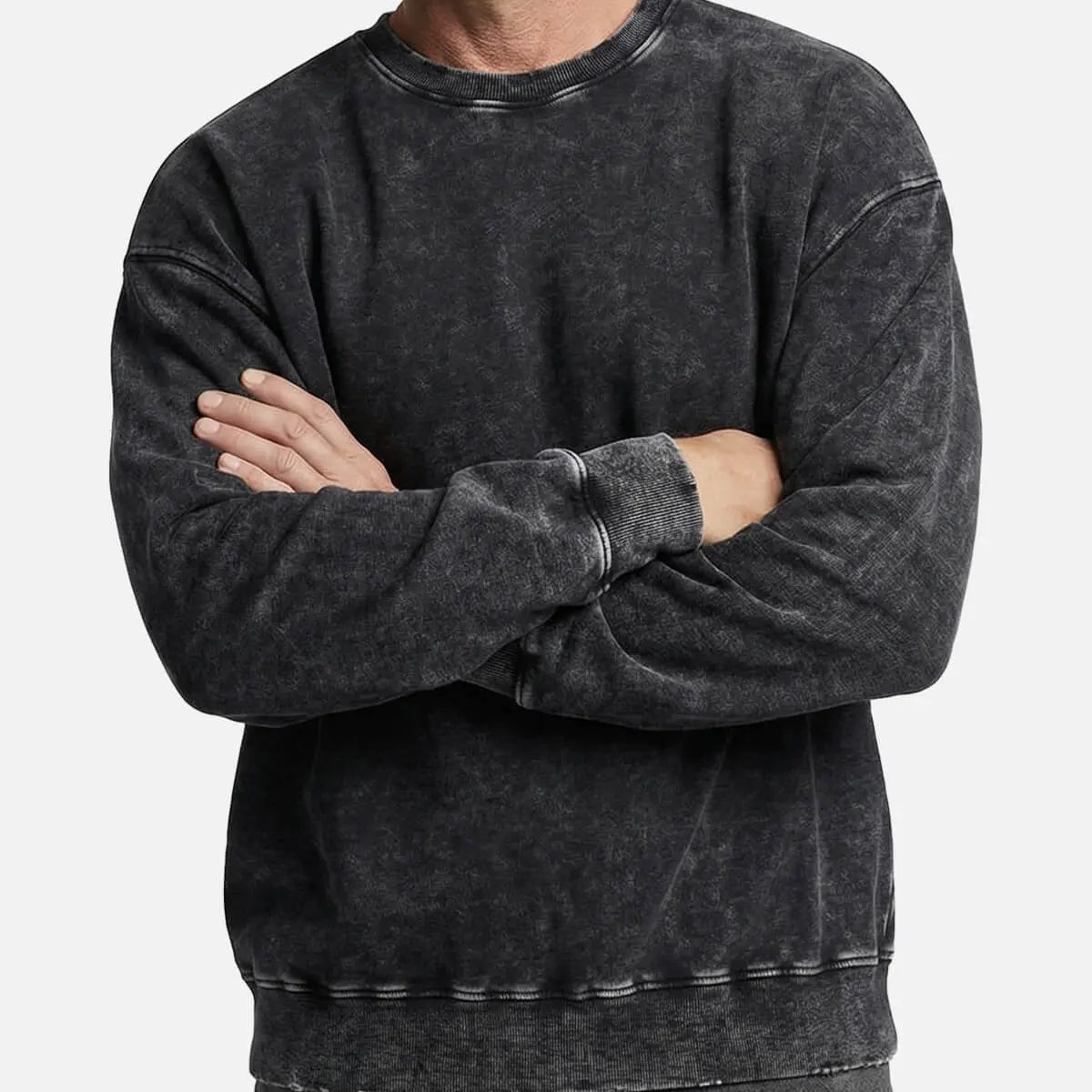 Men's Vintage Washed Cotton Sweatshirt Eleven Oasis