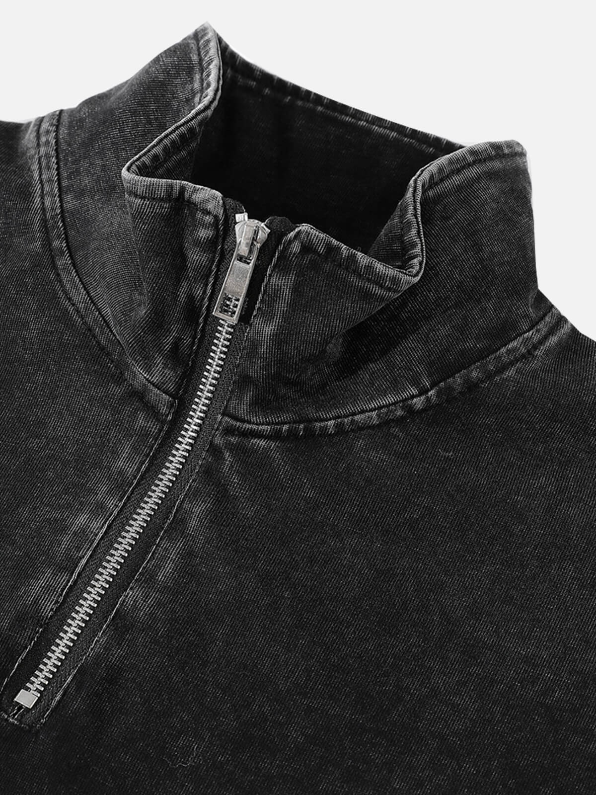 Men's Washed Quarter Zip Sweatshirt ElevenOasis