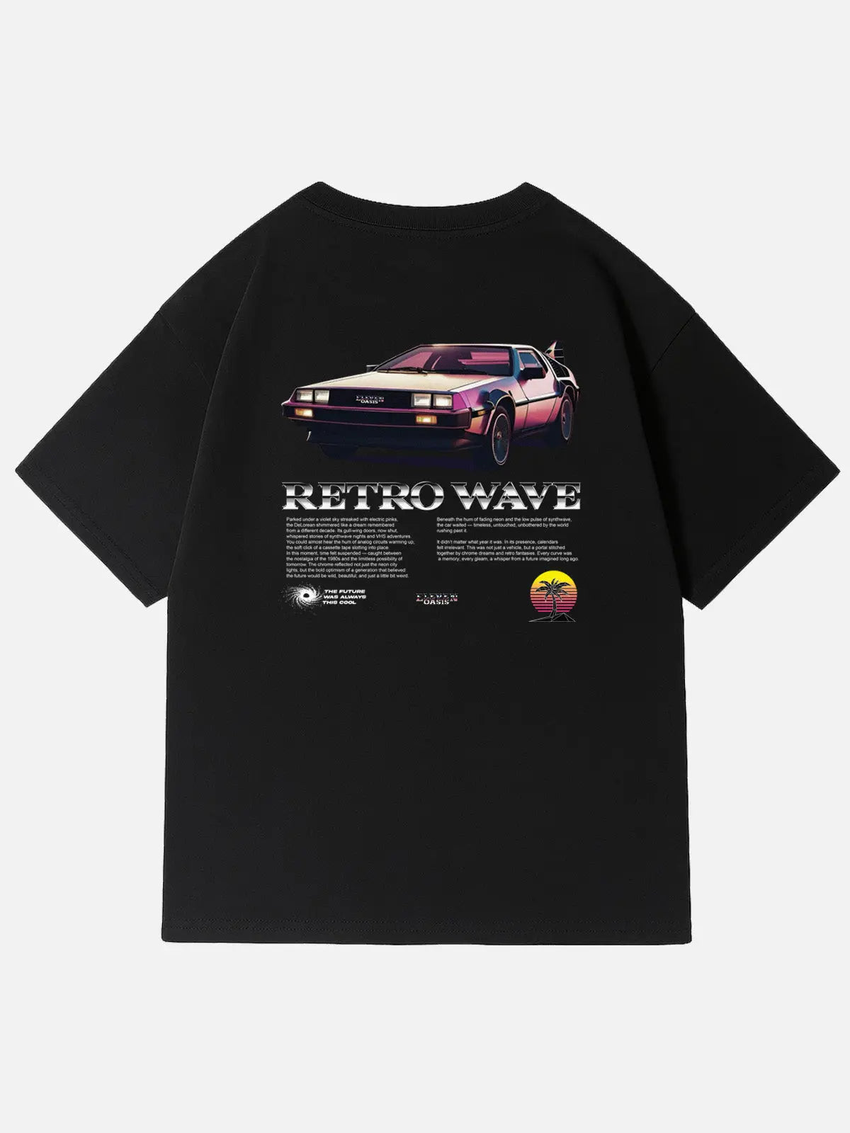 Eleven Oasis Retrowave Supercar Cotton T-Shirt Eleven Oasis