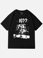 KISS Vintage Concert Band Cotton T-Shirt Eleven Oasis