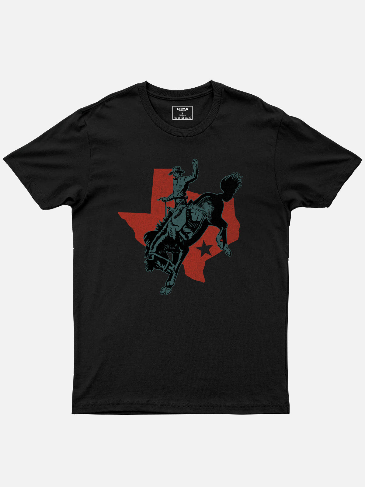 Texas Rodeo Rider Cotton T-Shirt Eleven Oasis