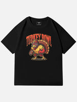 Turkey Bowl Thanksgiving Cotton T-Shirt Eleven Oasis