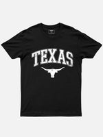 Texas Longhorn Graphic Cotton T-Shirt ElevenOasis