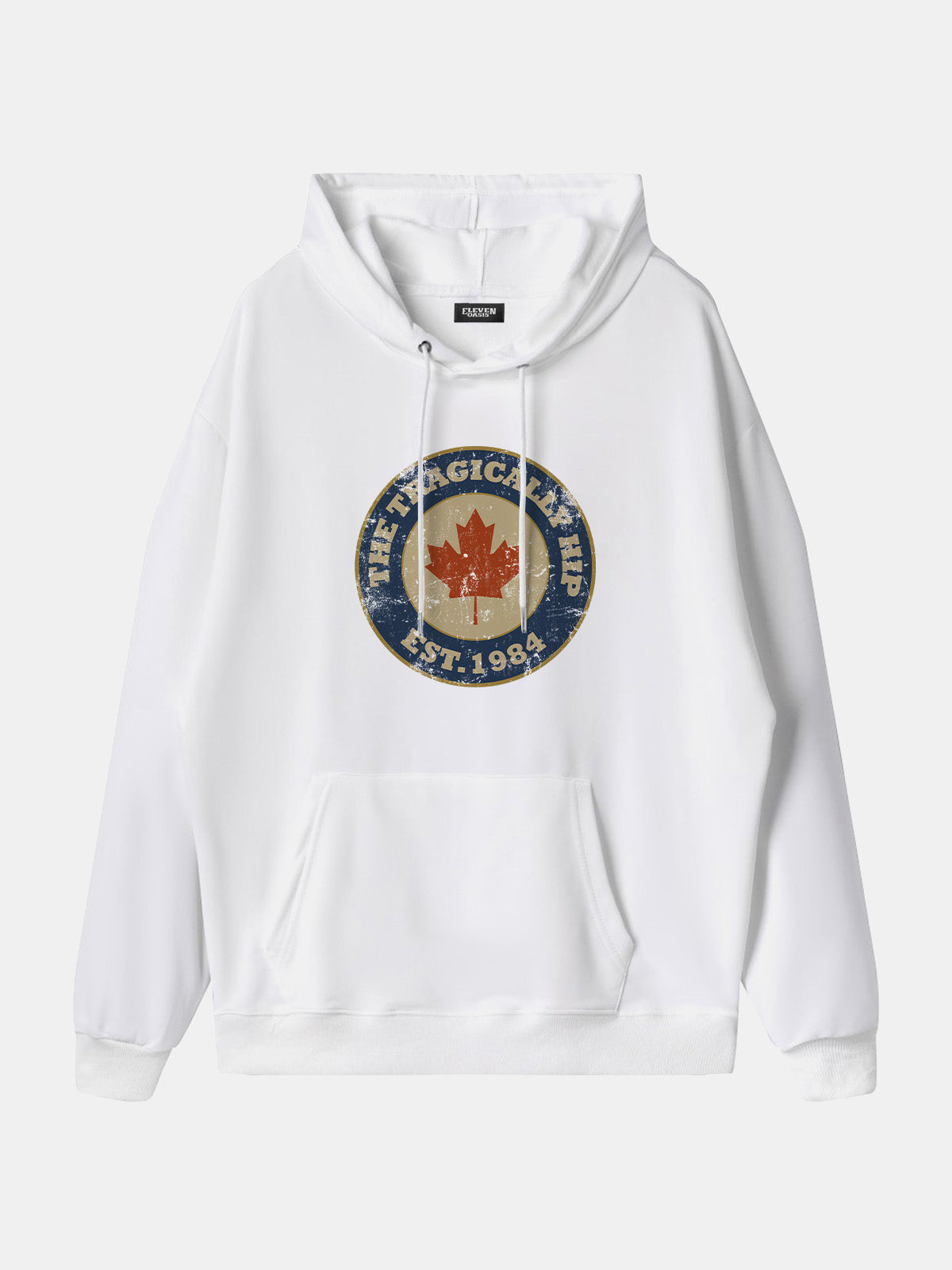 Tragically Hip Vintage Logo Fleece Hoodie Eleven Oasis