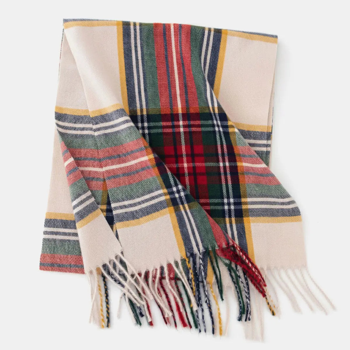 Ultra Soft Plaid Winter Scarf ElevenOasis