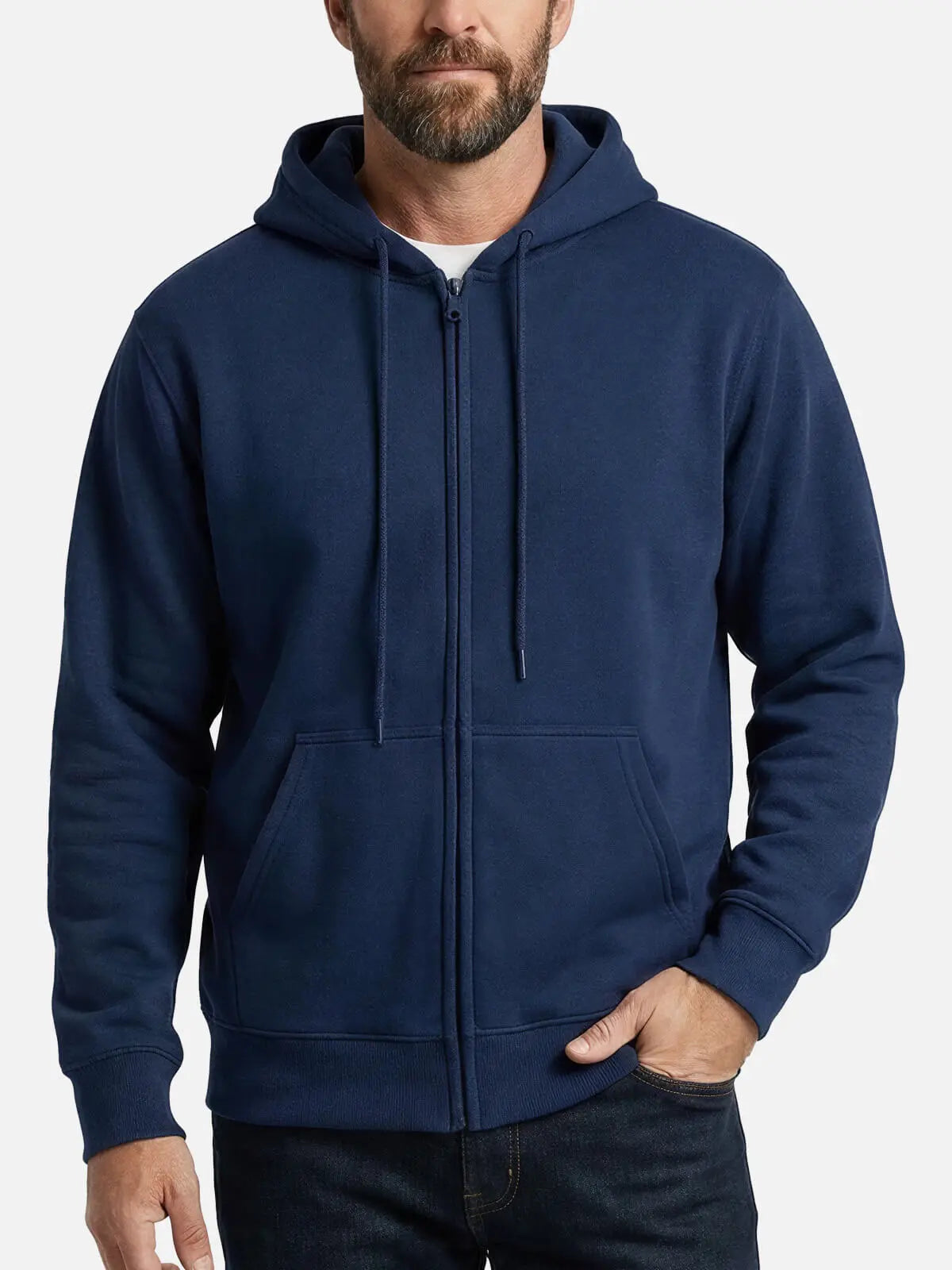 Men's Classic Zip-Up Hoodie Eleven Oasis