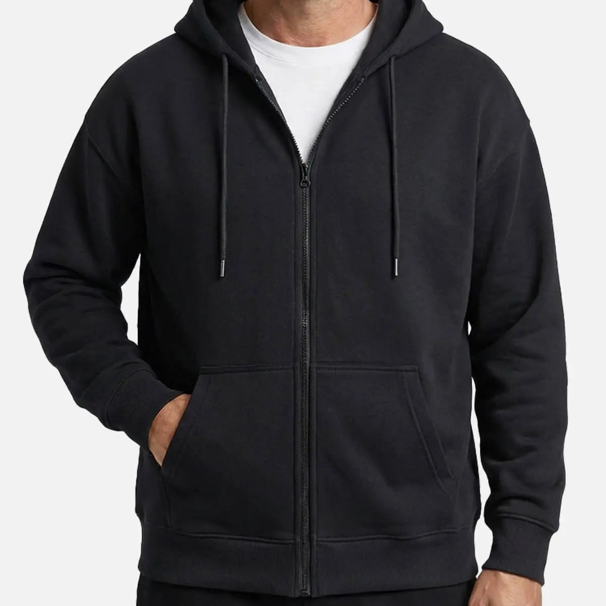 Men's Classic Zip-Up Hoodie Eleven Oasis
