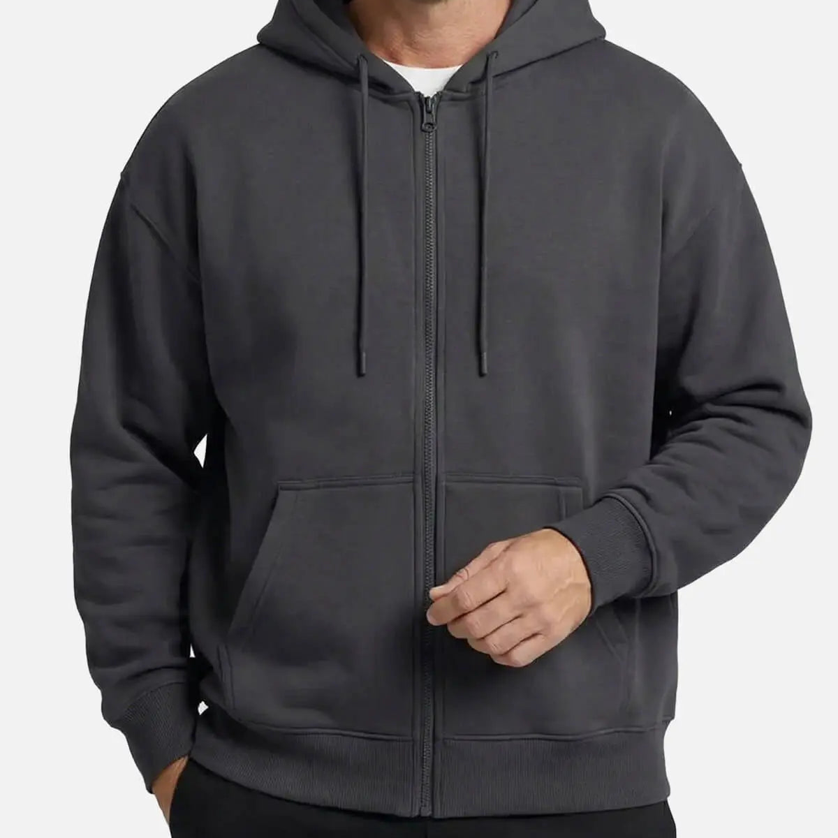 Men's Classic Zip-Up Hoodie Eleven Oasis