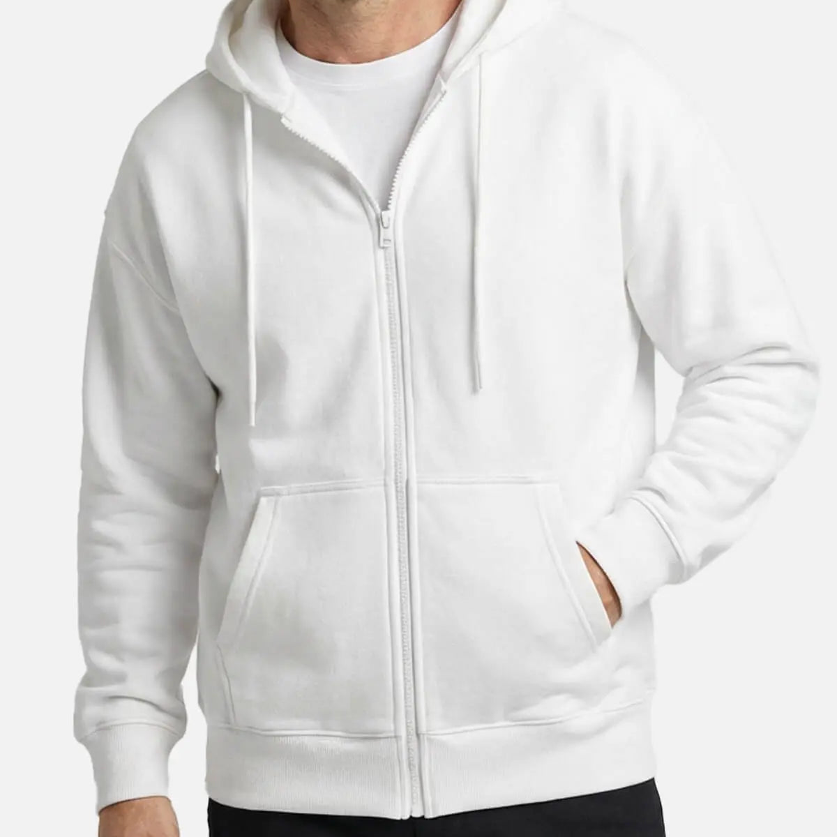 Men's Classic Zip-Up Hoodie Eleven Oasis